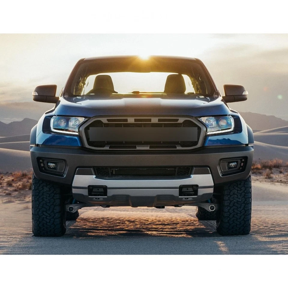 Luz de funcionamiento LED ámbar parrilla delantera 3 piezas para Ford Ranger Raptor PX 2018-2021 Foto 3 de 4