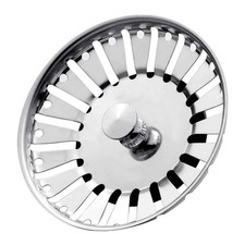 Kitchen 84mm Sink Strainer/Replacement Plug/Stainless Steel Drain Waste/ Stopper
