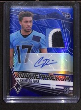 2025 Panini Phoenix Football Rookie Phenom Blue Chimere Dike /49