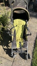 Well used Maclaren  Stroller  pram Lime Green / Black