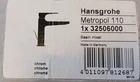 HANSGROHE METRO 110 1 X 32506000 MIXER