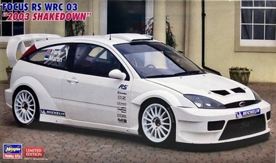 Hasegawa 20821 1/24 Scale Model Rally Car Kit Ford Focus RS WRC 03 Shakedown '03
