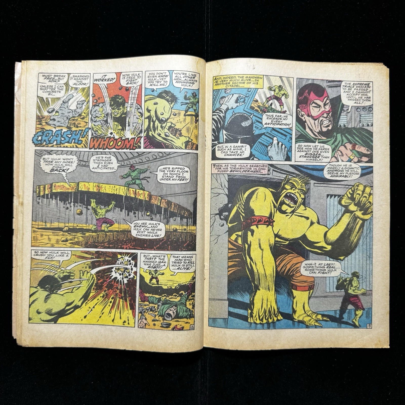 Incredible Hulk 107 - Ten Rings Hath The Mandarin Silver Age Marvel ...