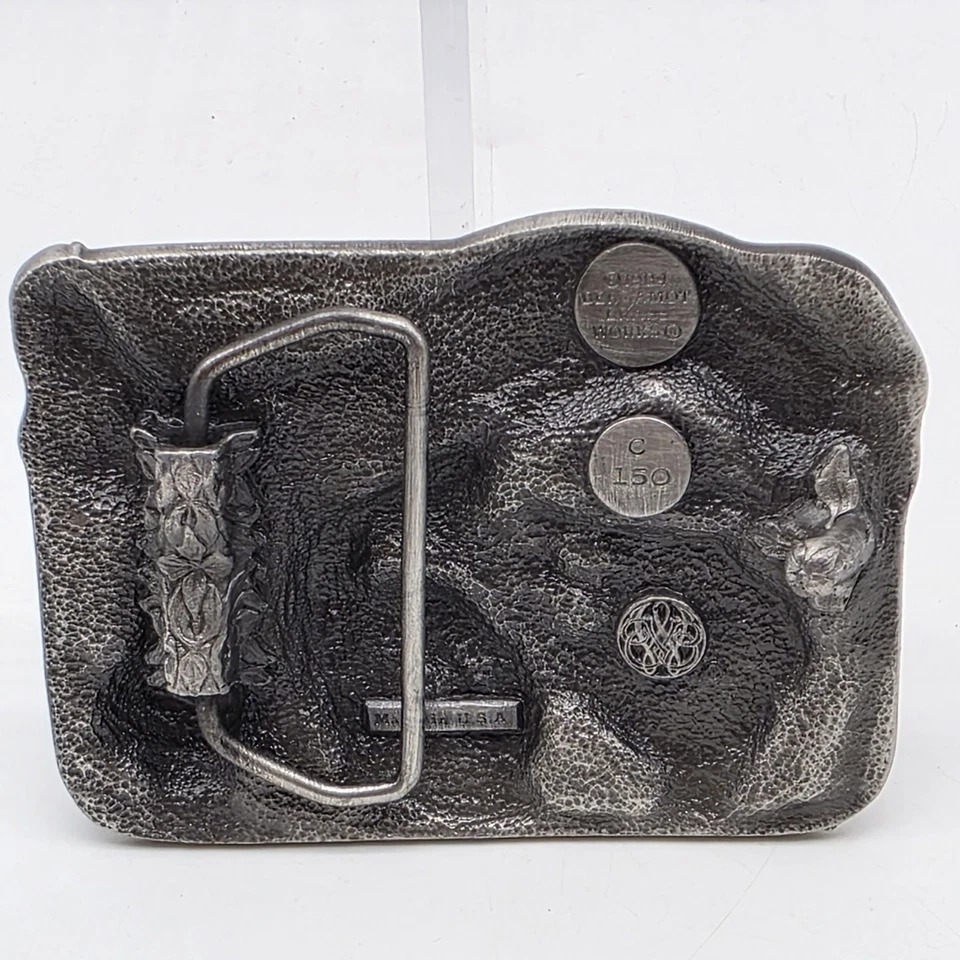 Bergamot Brass Works Country Western Music Belt Buckle Cowboy Rodeo 1984 - Image 2 of 4