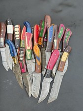 8'' LOT OF 20 HANDMADE DAMASCUS STEEL HUNTING SKINNER KNIFE USA's Duty Paid