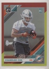 2019 Panini Donruss Optic Rookies Red & Yellow Prizm Chandler Cox #132 fm0