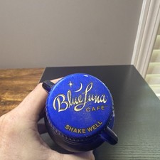 Blue Luna Cafe Beverage Bottle, Cobalt Blue