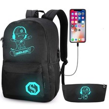 School Backpack for Teen Boys Elementary Middle School Bag with USB Charging ...