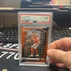 2024 Panini Prizm Bo Nix Orange Lazer #309 Rookie RC PSA 9