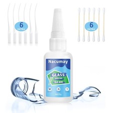 Glass Repair, Glass Glue Clear Waterproof, 35g Glues Clear Repairs Heavy Duty, S