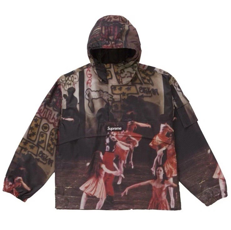 Bailarinas Supreme Reflectantes Ripstop Anorak SS25 XL Multicolor Nuevas Selladas