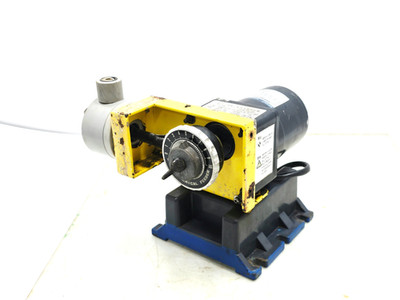 CEMCO T-60N A-G-T CHEMICAL FEEDER PUMP WITH ASTERO A8M15AXT INDUCTION MOTOR