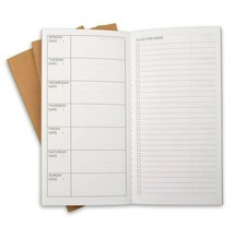 RICCO BELLO Travelers Notebook Refill Inserts, Weekly To Do Undated Calendar,...