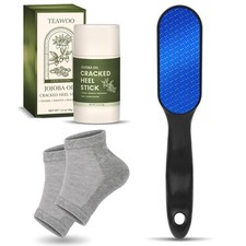 Nano Glass Foot File, Callus Remover File Set, Black Blue