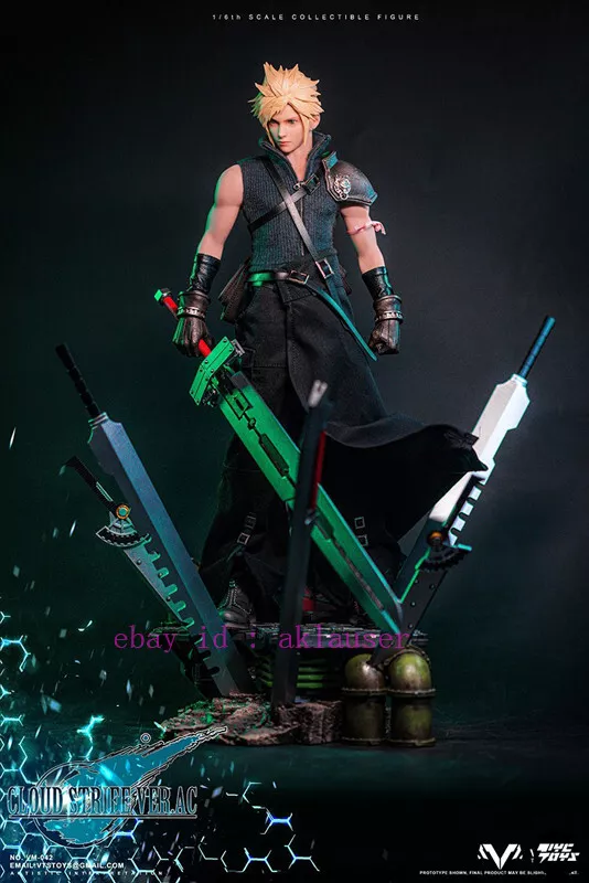 Vts Toys 1/6 Vm-042 Final Fantasy Cloud Strife Ac Deluxe Version Action Figure