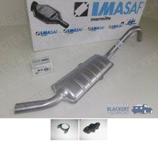 IMASAF ESD Auspuff Endtopf + Anbauteile für Fiat 124 Coupe 1600/1800 Sport/CC1