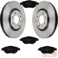 Citroen Xsara Picasso Bremsscheiben 283mm mit Bremsbeläge für vorne Vorderachse