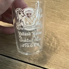 Holland House Cocktail-Mix Jigger Souvenir Shot Glass