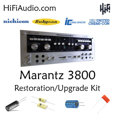 Marantz 3800 rebuild restoration recap upgrade kit repair capacitor