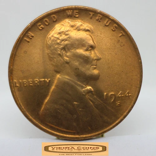 1944-S Lincoln Wheat Cent — photo from the most recent tracked eBay sale