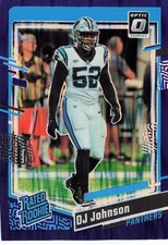 2023 Donruss Optic #214 DJ Johnson Purple Shock Rated Rookie RC