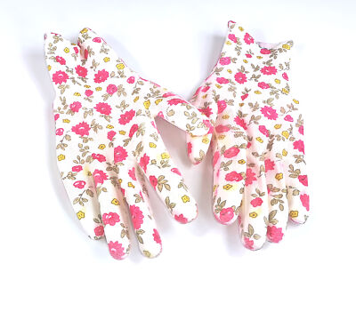 6 Paar Arbeitshandschuhe klein Damen Kinder Garten Handschuhe Gre 6, 7, 8  PU | eBay.de