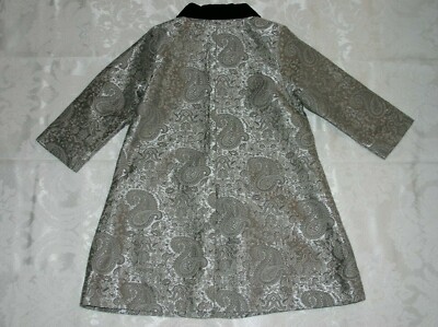 silver grey dress coat Silver Cloud Gray Overcoat Dress Coat Jacket Mens Sz 44 Long Removable Liner