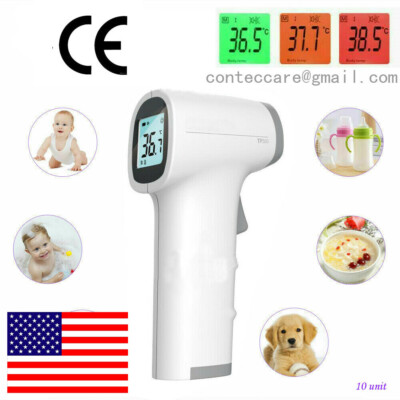 US ship Non-Contact Infrared Thermometer Gun LCD Digital Forehead Fever body,FDA