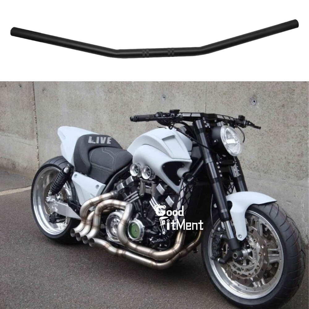 For Yamaha Vmax 1200 Black Motorcycle Euro Tracker Handlebar 7/8