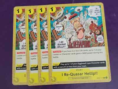 X4 I Re-Quasar Helllp!! 500 Years in the Future (OP07) English Playset One Piece