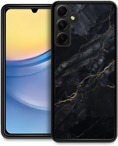 Flexible Midnight marble black textured For Samsung A15 A16 S23 S24 S25 Ultra FE - 第 17/25 張圖片