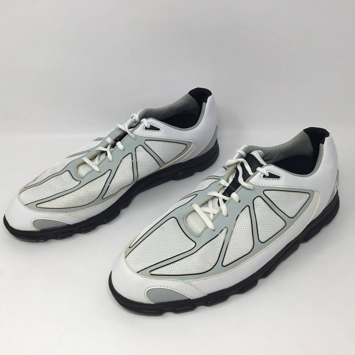FootJoy FJ Superlites Men's Golf Shoes Size 11 Spikeless White