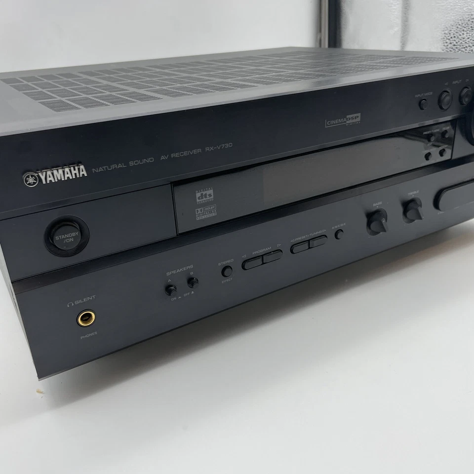 Yamaha RX-V730 Natural Sound Home Theater 6.1 Chan. AV Receiver No Sound - Image 2 of 4