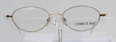 CERUTTI 1881 Mod.1246 Oval Metall Gold Brille Brillengestell Händler NEU