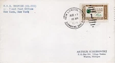 USS DOGFISH,  NEW LONDON, CT  1960  FDC19179