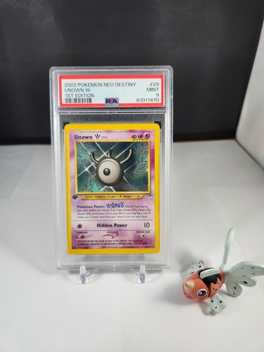 Unown [W] (1st Edition) graded PSA 9 for sale on eBay