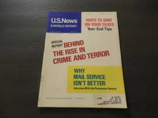 US News World Report Nov 13 1972 Rise In Crime And Terror; Mail Svc     ID:20693