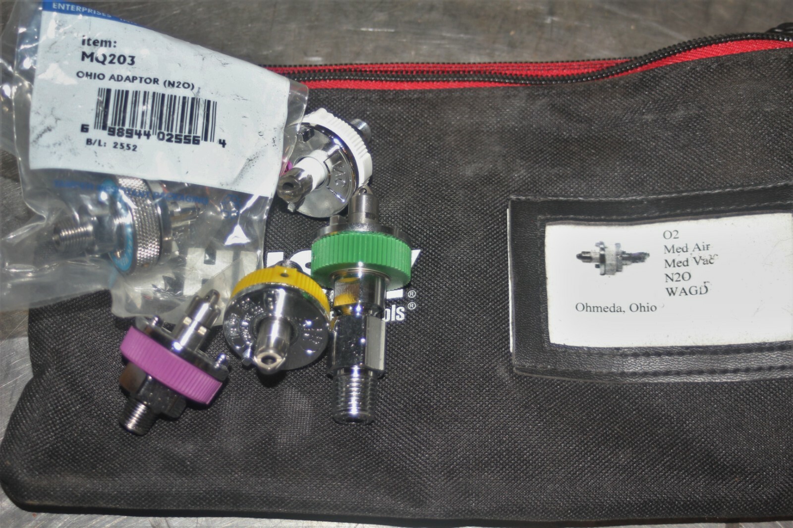 Ohmeda Ohio Adapter O2 Med Air/Vac N20 WAGD 5Pk eBay