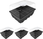 Gardzen 3 Pack Seed Starter Tray Germination Kit, Seed Starter Kit with Adjustab