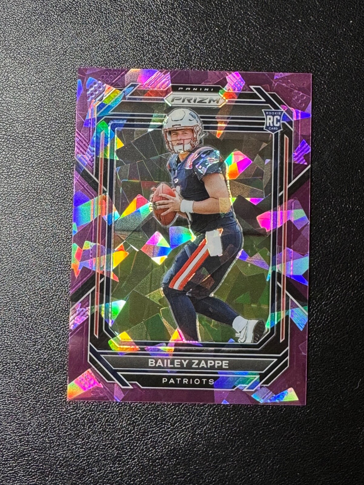 2022 Panini Prizm BAILEY ZAPPE Purple Ice Prizm RC #'d/225 305 NE Patriots