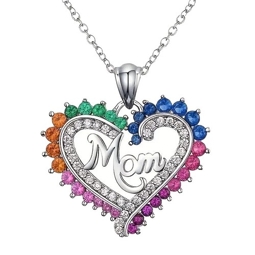Collar Madre E Hija Acero 316l Con Cadena Día De La Madre | Cuotas Sin