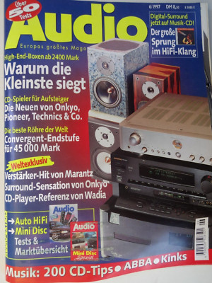 AUDIO 6/97, MARANTZ PM 17, WADIA 860 ,CONVERGENT JL 1, JAMO CONCERT 8,MAGNAT 710