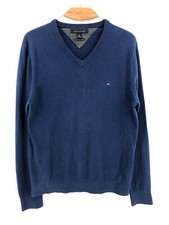 Tommy Hilfiger Pima Cotton Cashmere V-Neck Sweater Size S