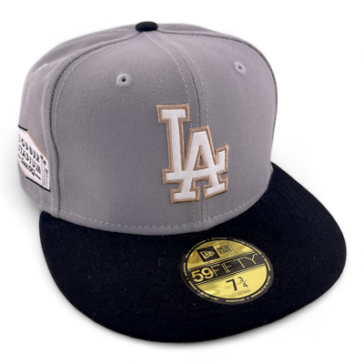 New Era Los Angeles Dodgers MLB Stadium Patch Leather Logo 59FIFTY