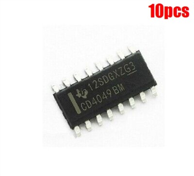10Pcs Converter 16 Pin Cmos Hex Buffer CD4049BM CD4049 4049 New Ic xx