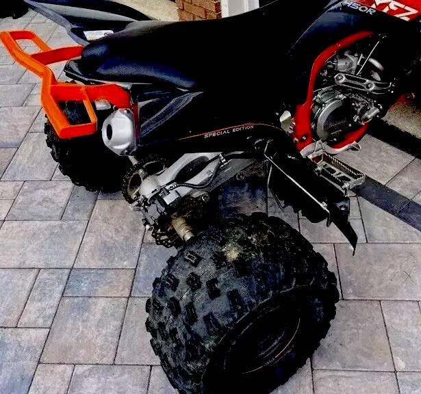 Yamaha Yfz 450r Grab Bar Bumper Rack 09-25 Yamaha Orange | eBay