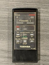 Toshiba TV VCR Remote Control VC-42B Tested Working Genuine