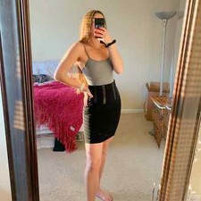 Rag  Bone Lamb Leather Pencil Skirt 2