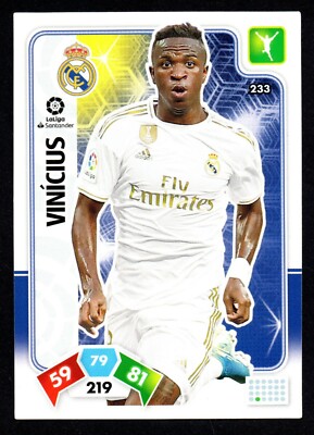 VINI VINICIUS JUNIOR #233 MADRID 2019-20 CROMO PANINI ADRENALYN XL