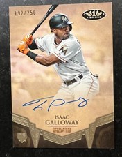 2019 Topps Tier One Break Out Autograph Issac Galloway 192/250